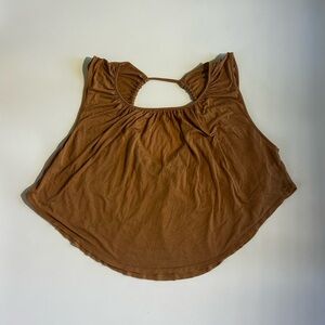The Classic Brown Sleeveless Tank Top